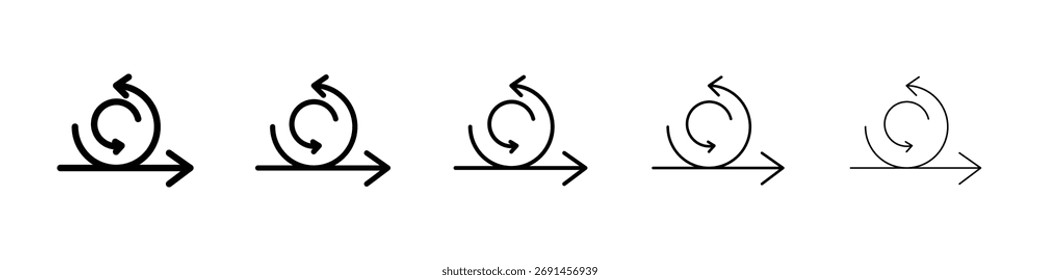 Agile icon for mobile concept and web design.