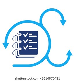 Agile icon represented by Agile symbol Dualtone style.