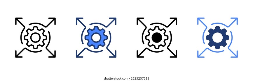 Agile icon sheet multiple style collection