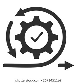 Colección de Vector único Agile Icon