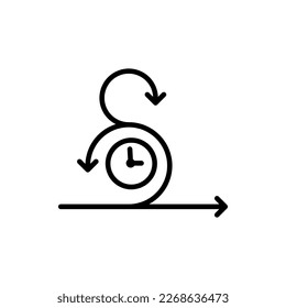 Agile icon, vector illustration trendy style on white background..eps