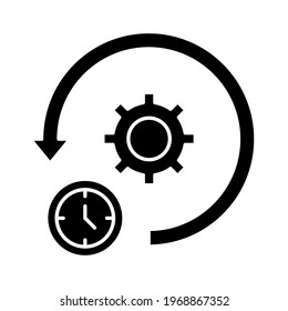 Agile icon vector image. Can also be used for project management. Suitable for use on web apps, mobile apps and print media.