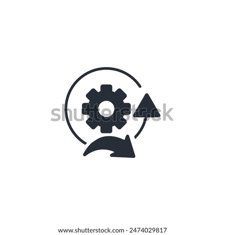 Agile icon. vector.Editable stroke.linear style sign for use web design,logo.Symbol illustration.