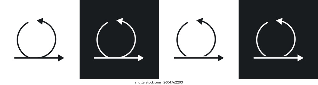 Agile icons in flat and linear vector illustration on white background.