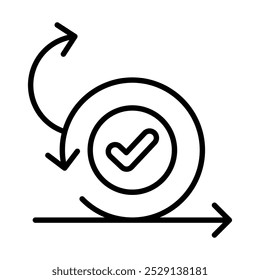 Agile Manifesto icon line vector illustration