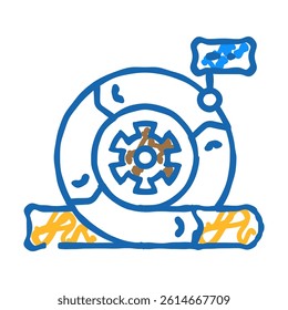 agile methodology analyst doodle icon sketch vector. agile methodology analyst sign. isolated symbol illustration