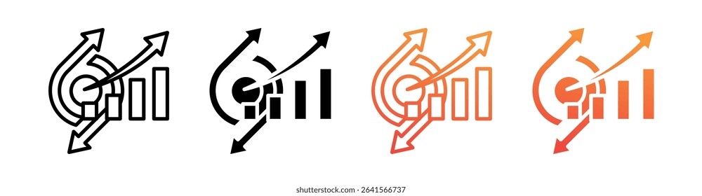 Agile Methodology Multi Style Icon Set Vector