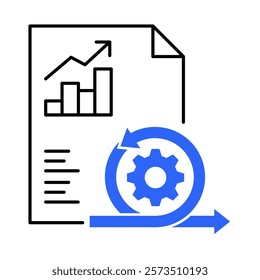 Agile Metrics – Icon Representing Performance Insights