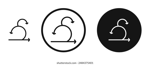 Colección de Vector de ícono de contorno ágil.