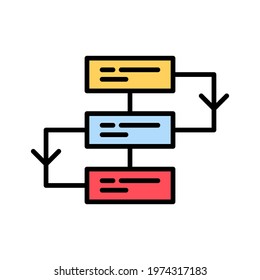 Agile, prioritize, priority icon vector image. Can also be used for project management. Suitable for use on web apps, mobile apps and print media.