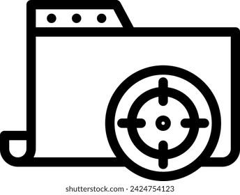 Agile project development icon with black outline style. agile, business, software, management, development, scrum, strategy. Vector Illustration