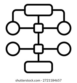Konturenvektor für agile Statistiken. Fortschrittsqualität. Prüflistendaten