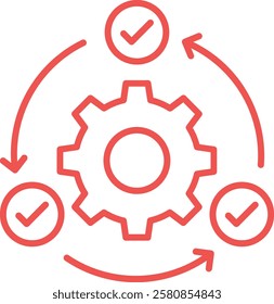 Agile vector icon. Can be used for printing, mobile and web applications.