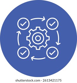 Agile vector icon. Can be used for printing, mobile and web applications.