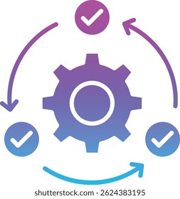 Agile vector icon. Can be used for printing, mobile and web applications.