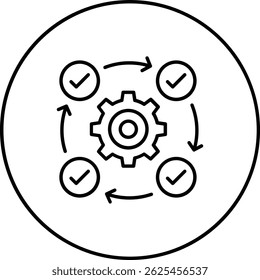 Agile vector icon. Can be used for printing, mobile and web applications.