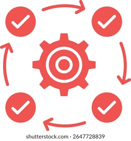 Icono de Vector ágil. Se puede utilizar para aplicaciones de impresión, móviles y de Web.