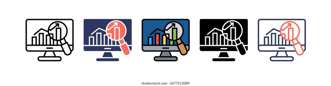 Agile Workflow Icon Multiple Vector Illustration