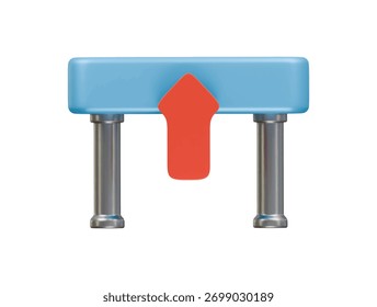 agility icon 3d illustration render