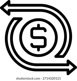 agility line icon illustration vector