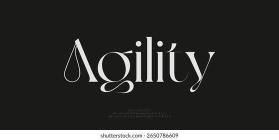 Agility modern creative minimal alphabet small letter logo design
