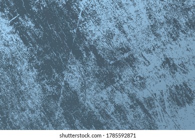 Plantilla de textura azul envejecida. Fondo de degradado de grunge vintage sobre fondo de luz. Resumen del elemento colorante gris antiguo. Diseño material. Color envejecido del fondo gastado. Muestra de pintura desordenada.
