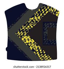 the aging pattern vectorial drawing pattern is designed for t-shirts on a white background.eps