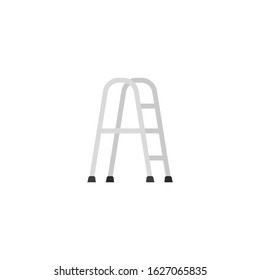 Aging people accessories flat icon Vector