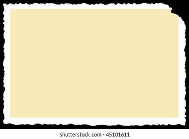 aging photographic paper. vector