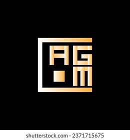 AGM letter logo vector design, AGM simple and modern logo. AGM luxurious alphabet design  