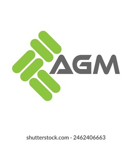 Diseño del Vector del logotipo de la letra AGM, logotipo simple y moderno AGM. Diseño de alfabeto de lujo AGM