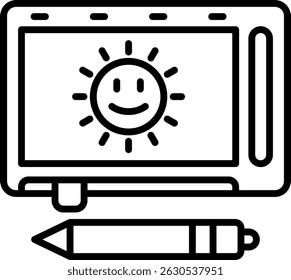 Tablero magnético Nuevo Vector de diseño de iconos creativos