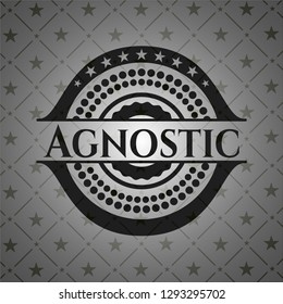Agnostic dark icon or emblem