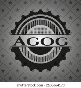 Agog dark icon or emblem. Vector Illustration. Detailed. 