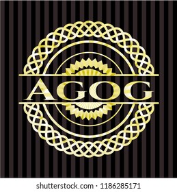 Agog golden badge