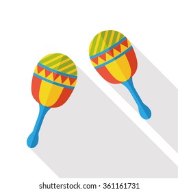 agogo music instrument flat icon