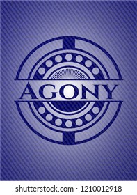 Agony denim background