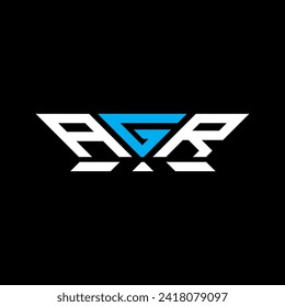 Diseño vectorial del logotipo de la letra AGR, logotipo AGR simple y moderno. Diseño de alfabeto lujoso AGR  