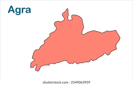 Agra subdivision map, Agra District, Uttar Pradesh State, Republic of India, Government of  Uttar Pradesh, Indian territory, Eastern India, politics, village, tourism