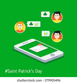 Agree about a meeting on the day of St. Patrick in the bar