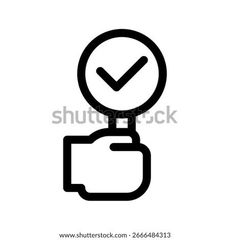 Agree Icon Vector Symbol Design Illustration