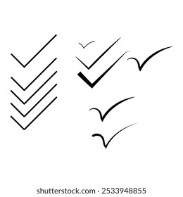 Zustimmen mit Vektorgrafik Silhouette Illustration für Print Social Media Website Mobile Symbol Text verwenden nur