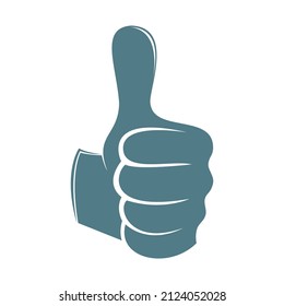 Agree thumb illustration vector design