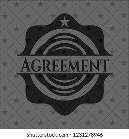 Agreement black emblem