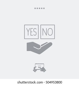 Agreement box - Minimal vector icon