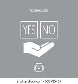 Agreement box - Minimal vector icon
