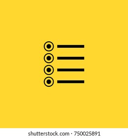 agreement bulletin line vector icon