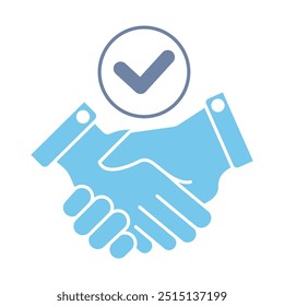 ícone da linha de conceito do acordo. Ilustração de elemento simples. design de símbolo de estrutura de tópicos de conceito de acordo.