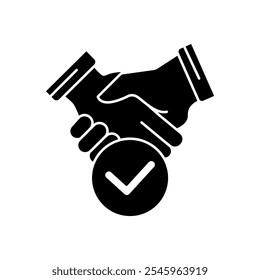 ícone da linha de conceito do acordo. Ilustração de elemento simples. design de símbolo de estrutura de tópicos de conceito de acordo.