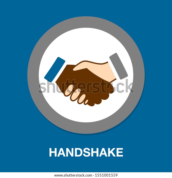 Agreement Deal Handshake Icon Business Partnership Stock Vector ...